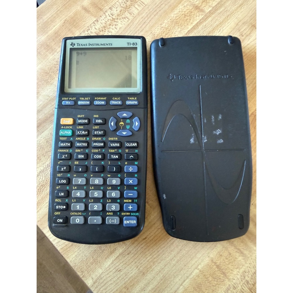 Texas Instruments Calculator Used TI-83 - Picture 5 of 9